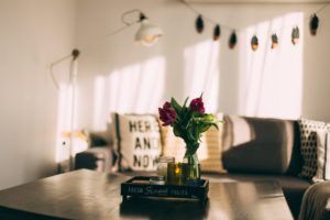 staged living room of a Kelowna property