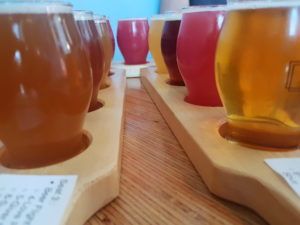 craft brewery-beer flight