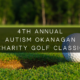 4th Annual Autism Okanagan Charity Golf Classic