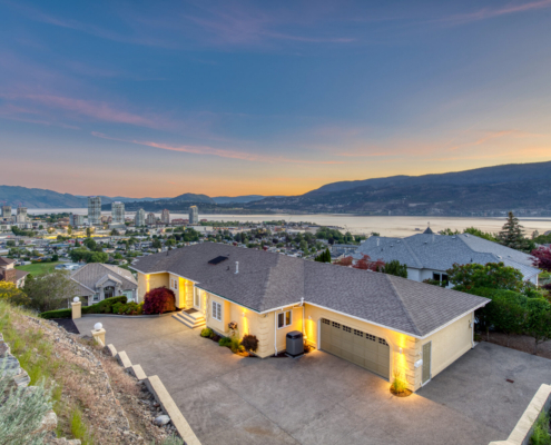 Downtown Kelowna Home with Panoramic Lakeviews. This one-of-a-kind home is perched along the hills of Mount Royal just minutes to downtown Kelowna with one of the best views of Lake Okanagan and the city.